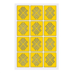 Prima Nails Трафарет для маникюра «Уголки» 8148