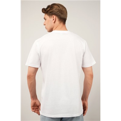 Хлопковая футболка Happyfox