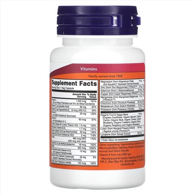 Now Foods, Daily Vits, 30 таблеток