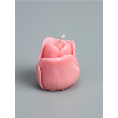 УЦЕНКА Свеча «Тюльпан», 4×4×4 см, соевый воск