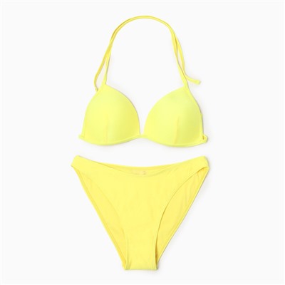 Купальник раздельный бельевой женский MINAKU, желтый, размер 42