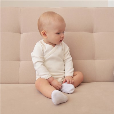 Боди детское MINAKU, рост 80-86 см, цвет экрю