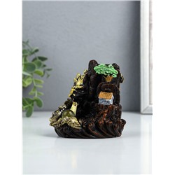 Подставка для благовоний TAKE IT EASY «Дракон в горах», стелющийся дым, 10×12.5 см