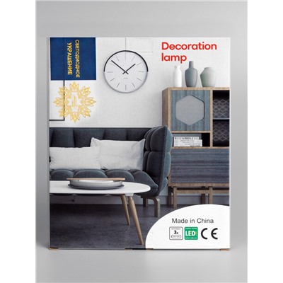 Неоновая вывеска «Ёлка» 20×25 см, батарейки ААх3 (не в комплекте), USB, свечение зелёное