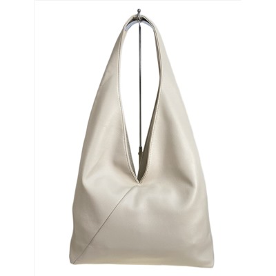 Женская сумка из искусственной кожи, цвет молочный