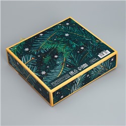 Коробка подарочная новогодняя складная «Счастья в новом году», 20×18×5 см
