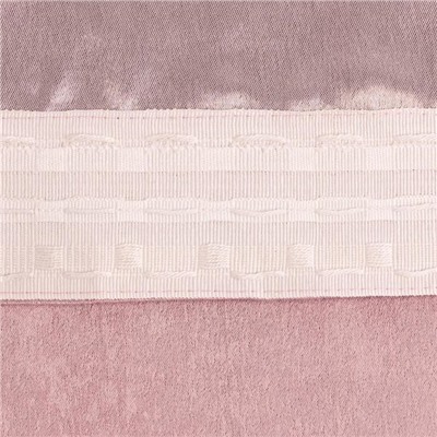 Штора портьерная «Этель. Классика», светло-розовая, 145×265 см