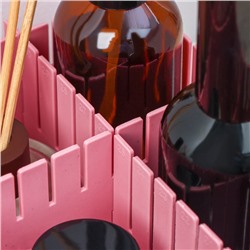 Разделитель для ящиков, 4 шт., 37×7 см, розовый