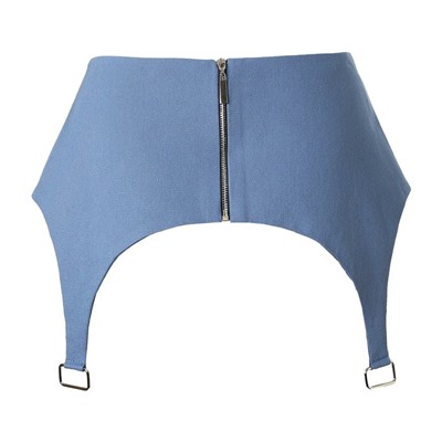 Юбка баска джинсовая женская MIST: Denim, размер 42, синяя