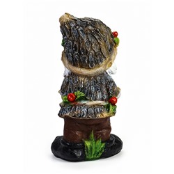 Садовая фигура из полистоуна «Гном с жёлудями», 47×26 см