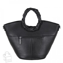 Сумка женская кожаная 2069Y black Polina&Eiterou