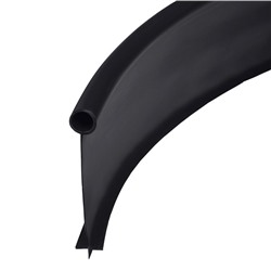 Лента бордюрная, 10 см×10 м, толщина 1 мм, пластиковая, чёрная, KANTA