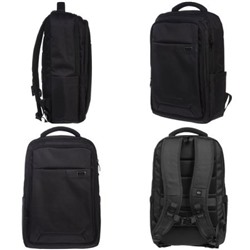Рюкзак молодежный "БИЗНЕС -Черный" 46х30х16 см 2 отделения 3 кармана (060753) 23001 Хатбер