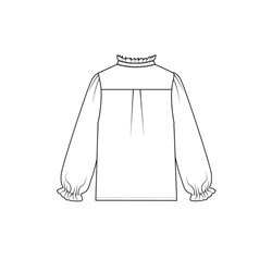 Блузка текстильная для девочек