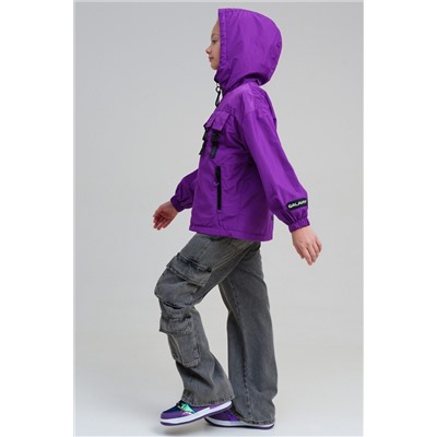 Куртка текстильная с полиуретановым покрытием для девочек (ветровка) PLAYTODAY, 1231509
