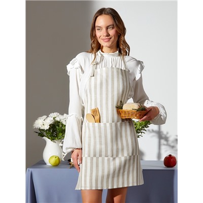 Фартук «Этель» Soprano, 60×70 см, лён 100%, 180 г/м²