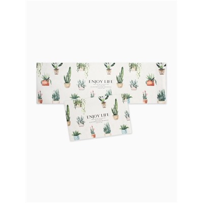 Набор ковриков для кухни Этель Enjoy, 2 шт., 38×58 см, 38×118 см