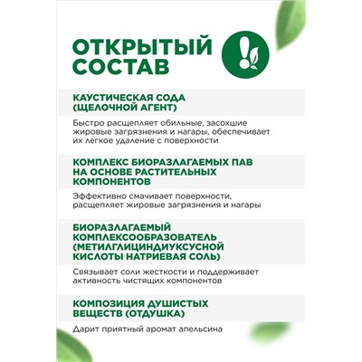Средство для чистки духовок и плит «Сила цитрусов» Faberlic Home