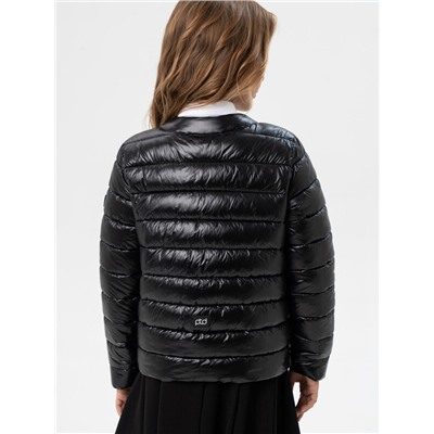 Куртка текстильная с полиуретановым покрытием для девочек (бомбер)