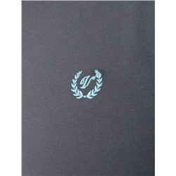 Футболка-поло из фактурного трикотажа