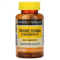 Mason Natural, Prune Senna Concentrate, 100 Capsules