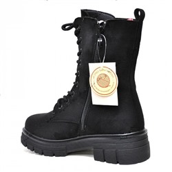 DH2207-11А черн Ботинки зима женские (36-41)/8