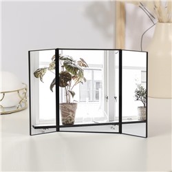 Зеркало настольное, трюмо, 12.5×15.3 см, (5×11×15 см), МИКС