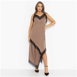 Платье шёлковое, Как Кейт Мосс (кофе)