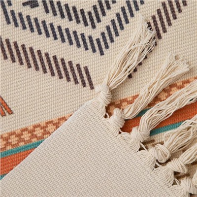 Ковёр «Этель. Грани», 60×180 см, хлопок 50%