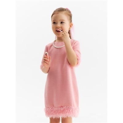 Платье нарядное для девочки MINAKU: PartyDress, рост 104-110 см, розовое