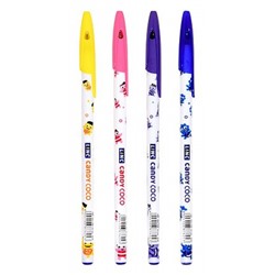 Ручка шариковая "CANDY COCO" синяя 0.6мм ассорти 1503 LINC