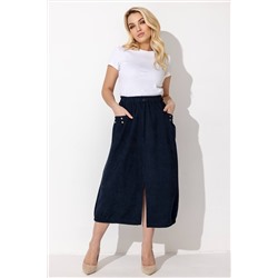 Юбка женская  172/03/Серо-синий