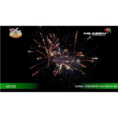 Фейерверк MC125 Afterparty (0,8", 1", 1,2" х 88)