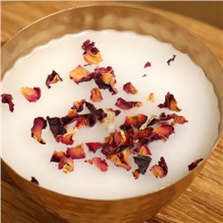 Ароматическая свеча в чаше, 200 г, парафин, rose