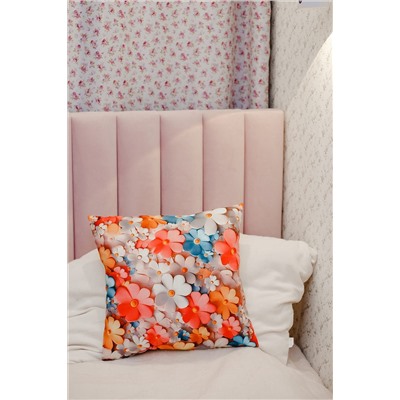 Наволочка декоративная декоративная 1 шт 3D эффект НАТАЛИ, 1209566