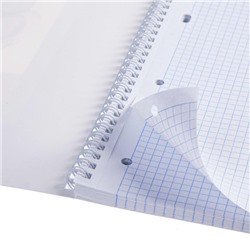 Тетрадь А4  96л клетка на спирали "В ярком цвете" (066118) Хатбер