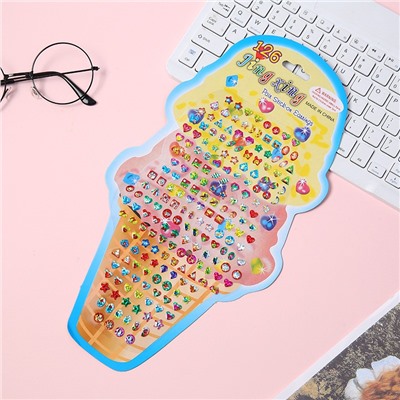 Детские сережки-наклейки большой набор (70-104 пары)