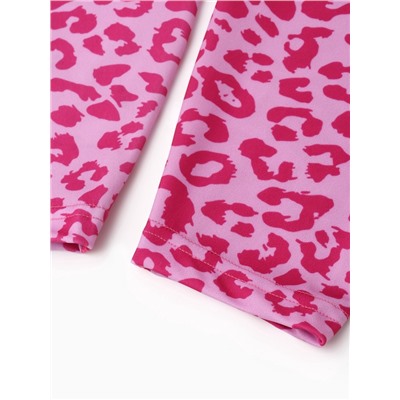 Легинсы спортивные женские MINAKU, розовые, размер 46
