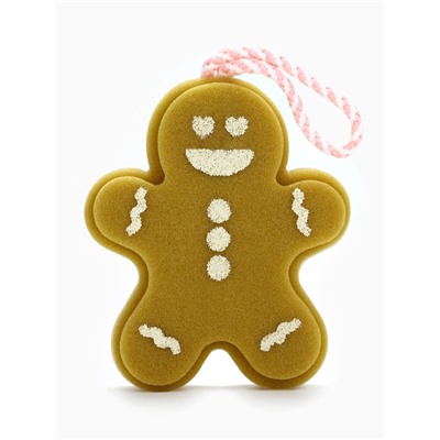 Мочалка для тела в форме рождественского пряника, URAL LAB