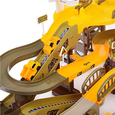 Автотрек "Строитель" в коробке