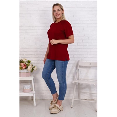 Футболка 11210 (Бордовый)