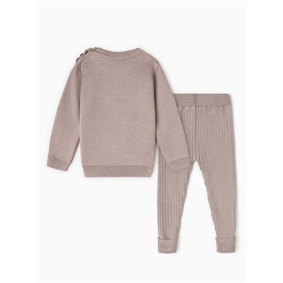 Костюм детский вязаный «Крошка Я. Зимний мишка», рост 92-98 см