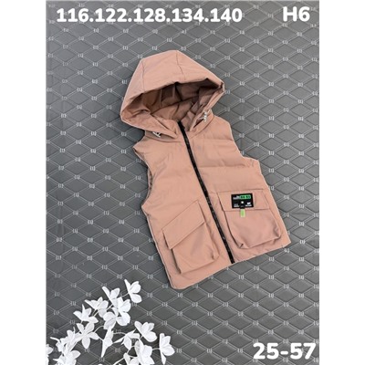 Жилет H6 коричневый