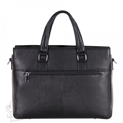 Портфель мужской кожаный 2093BSH black Heanbag