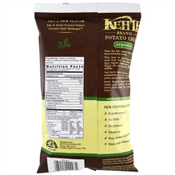 Kettle Foods, Органические картофельные чипсы, морская соль, 5 унций (142 г)