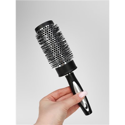 Брашинг для волос, продуваемый, d=45/55 мм, 24 см, чёрный