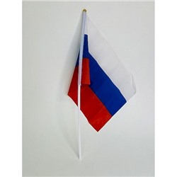Флажок российский 30х45 см Триколор, без герба 28-162