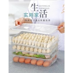 Контейнер- Поднос для заморозки пельменей и полуфабрикатов с крышкой #23046191