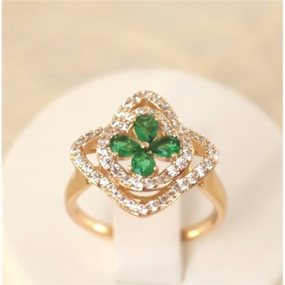 Кольцо позолота  Н01-2415 размер 17 17,5 18