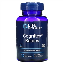 Life Extension, Cognitex Basics, 30 мягких желатиновых капсул